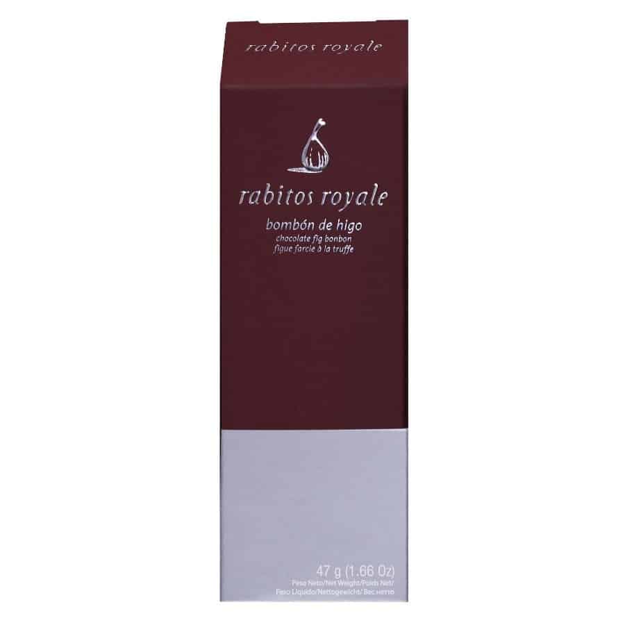 Figi hiszpańskie Rabitos Royale w ciemnej czekoladzie 3 szt. (47g)