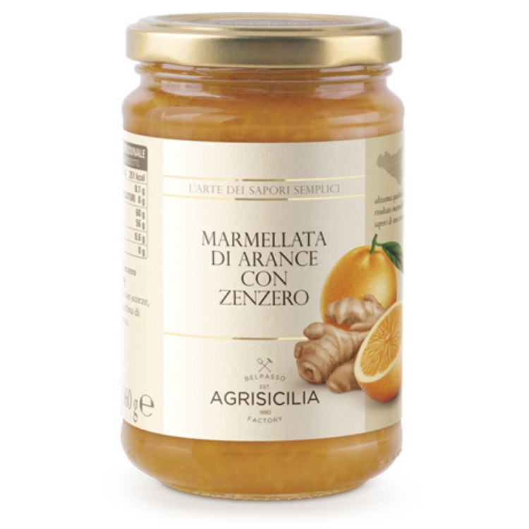 Dżem Agrisicilia pomarańcza z imbirem (360g)