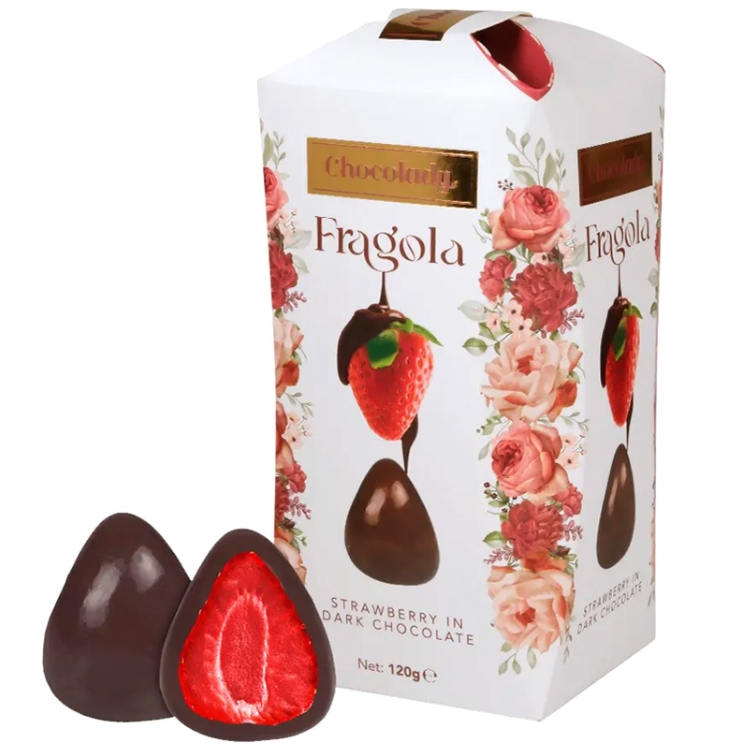 Truskawki Chocolady Fragola ciemna czekolada (120g)