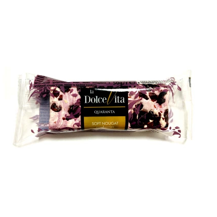 Quaranta La Dolce Vita z orzeszkami ziemnymi i żurawiną (50g)