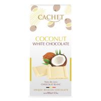 Czekolada biała Cachet kokosowa (100g)