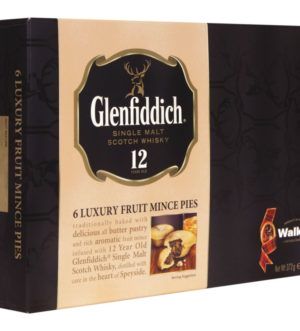 Babeczki Mince Pies Walkers z Whisky Glenfiddich, 6 szt. (372g)
